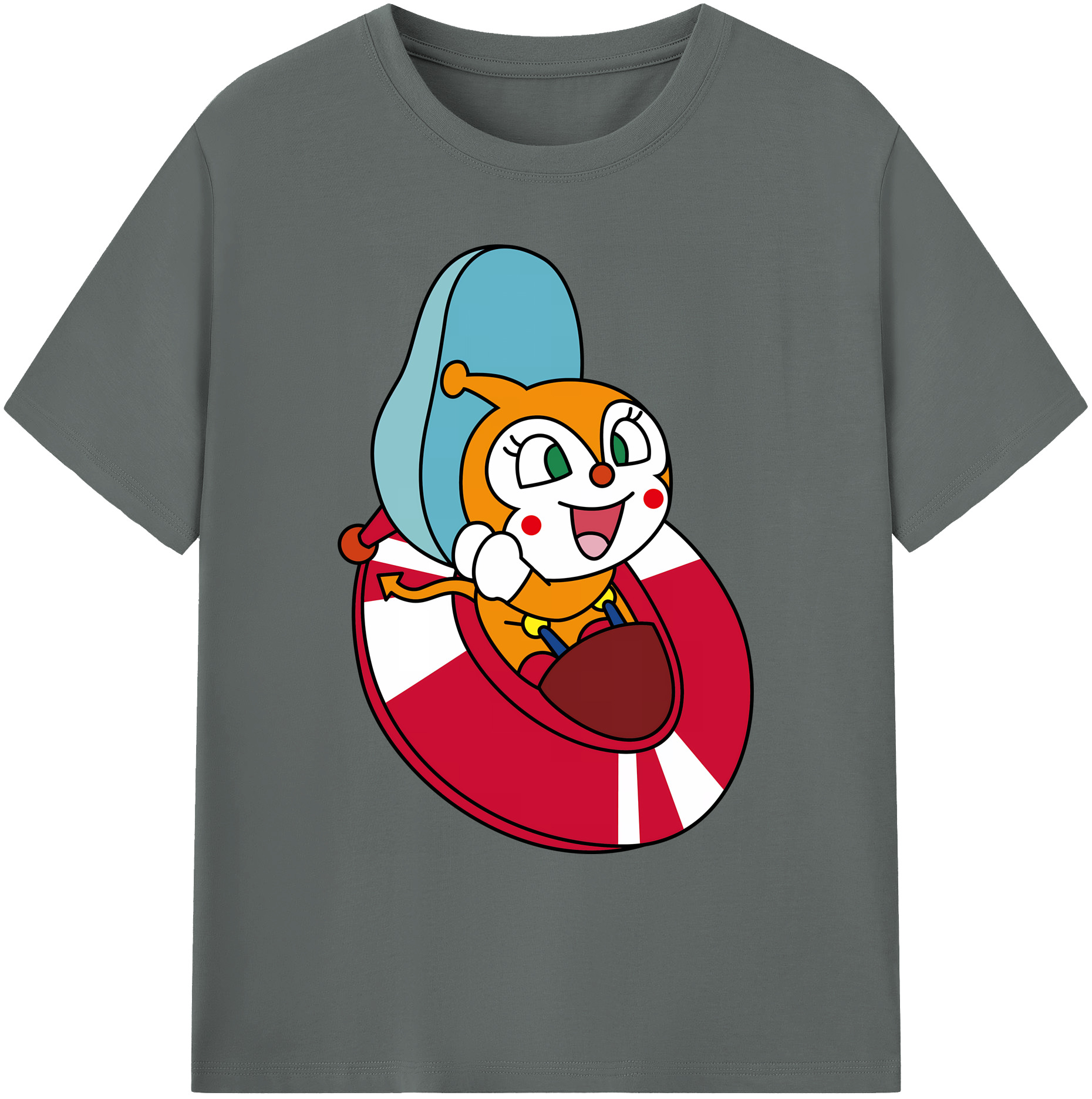 （画像用） アンパンマン Anpanman 綿100％ メンズ半袖Tシャツ｜肌触りやわらか＆通気性